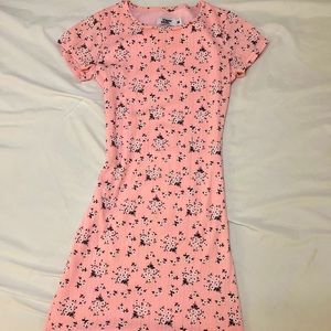 Tiger mist pink body con dress